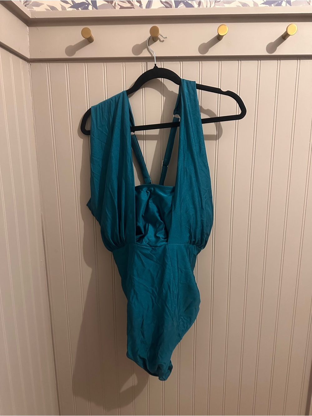 Chic Soul Teal Blue One-Piece Swimsuit
